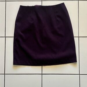 Dawn Joy Fashions Womens Purple suede Pencil Skirt Size medium light stretch